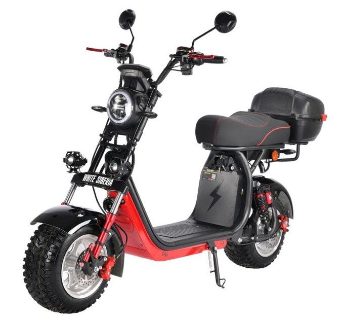 Электромотоцикл WHITE SIBERIA PRO 2500W
