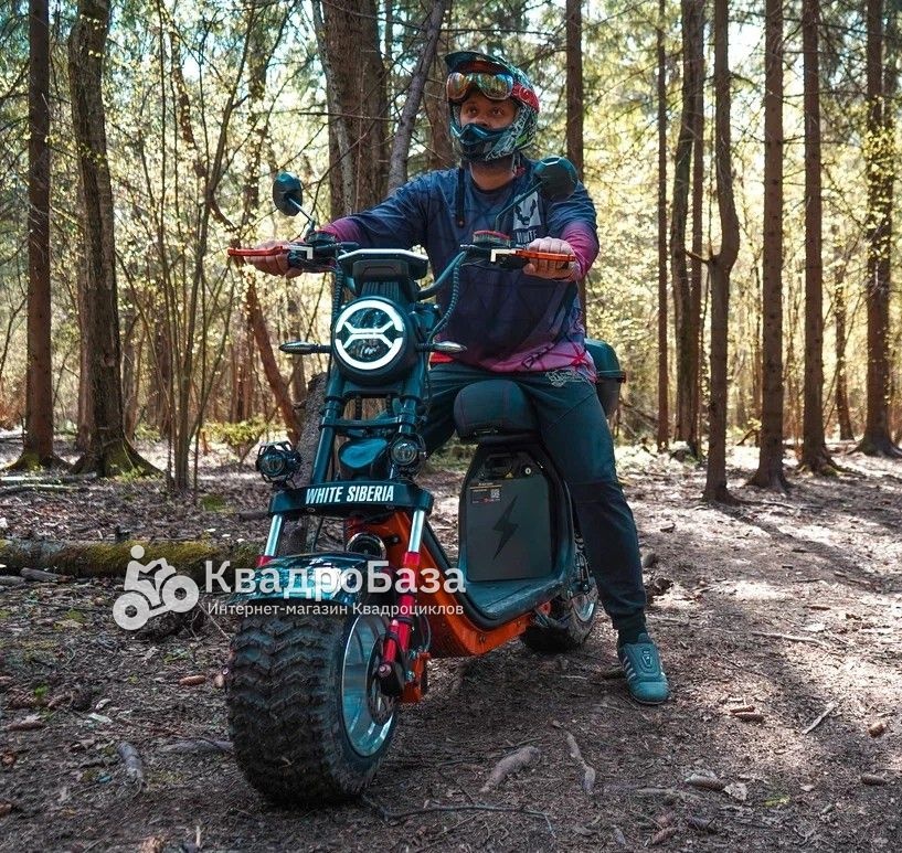 Электромотоцикл WHITE SIBERIA PRO 2500W