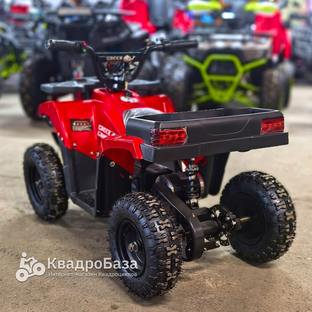 Детский электроквадроцикл GreenCamel Гоби K24 (36V 800W R6 Цепь)