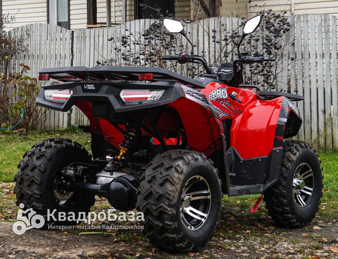 Электрический квадроцикл WHITE SIBERIA SNEG PRO MAX 6000W