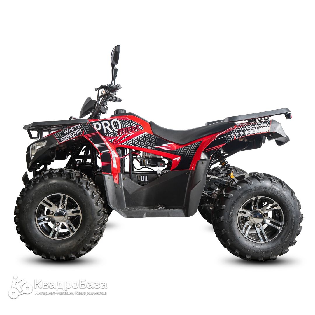 Электрический квадроцикл WHITE SIBERIA SNEG PRO MAX 6000W