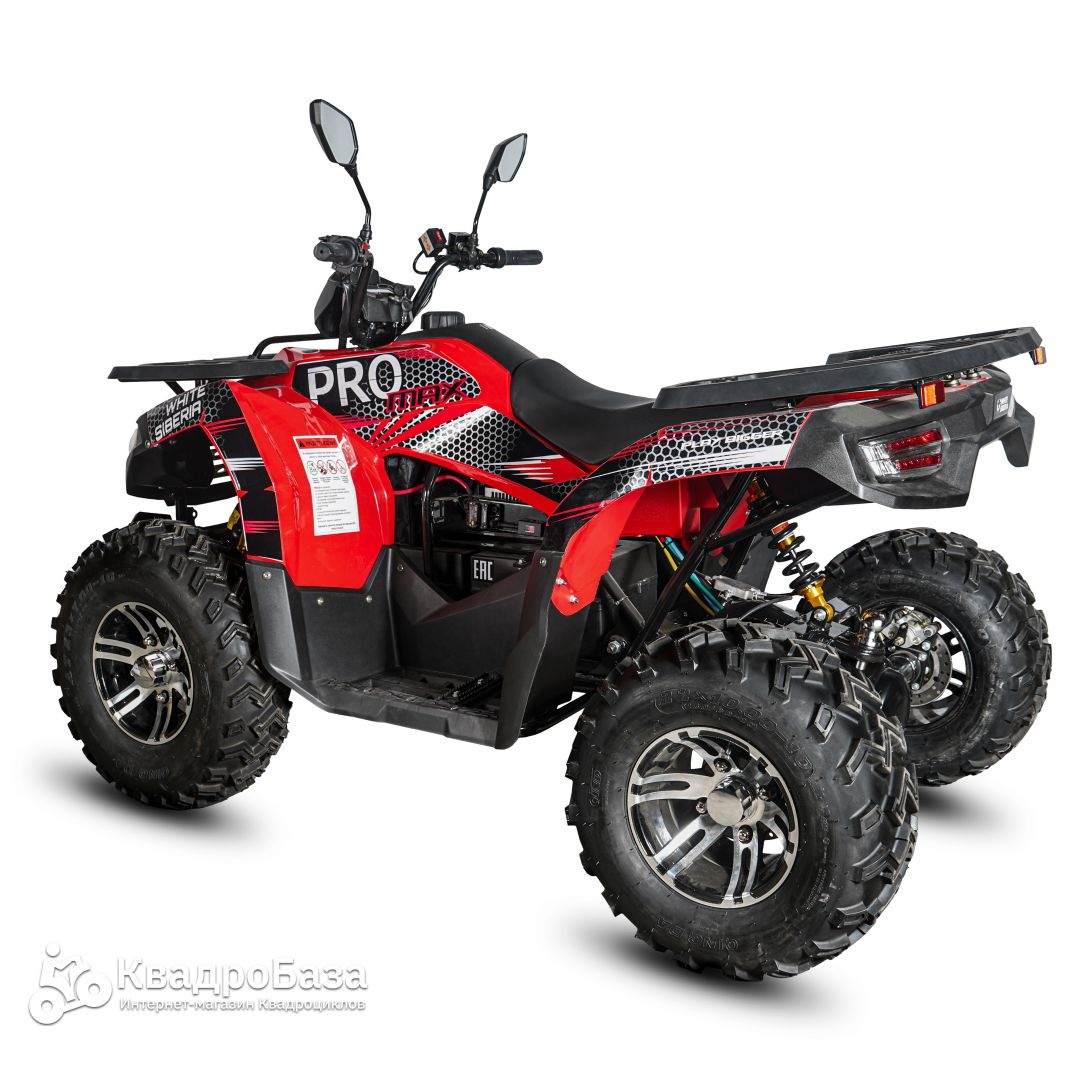 Электрический квадроцикл WHITE SIBERIA SNEG PRO MAX 6000W