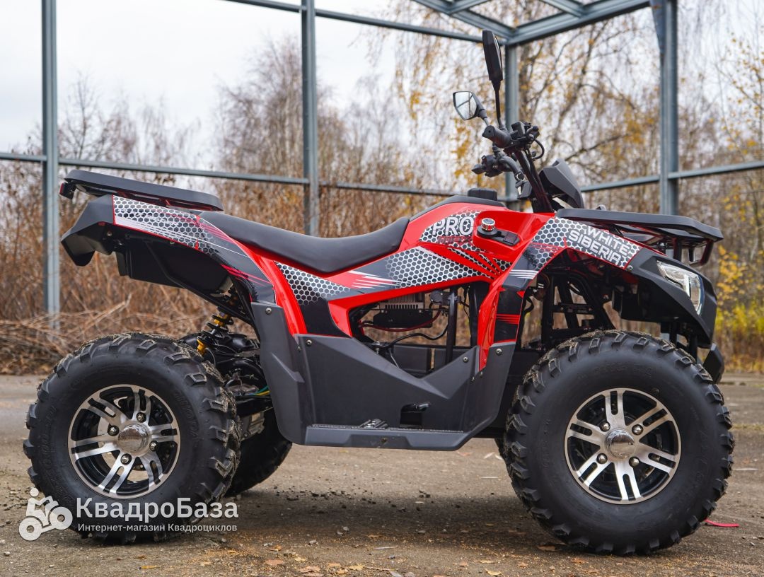 Электрический квадроцикл WHITE SIBERIA SNEG PRO MAX 6000W
