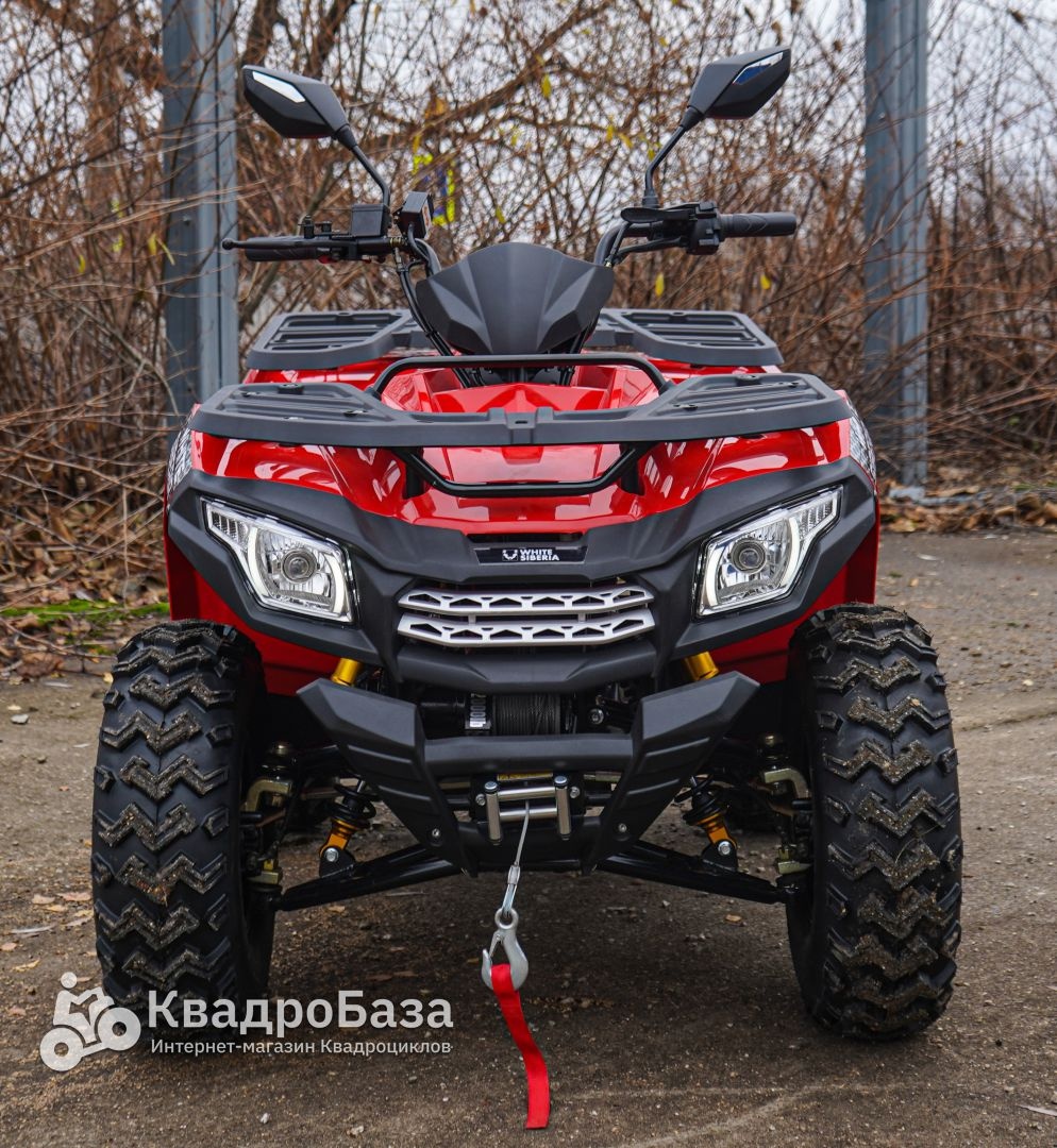 Электрический квадроцикл WHITE SIBERIA SNEG PRO MAX 6000W