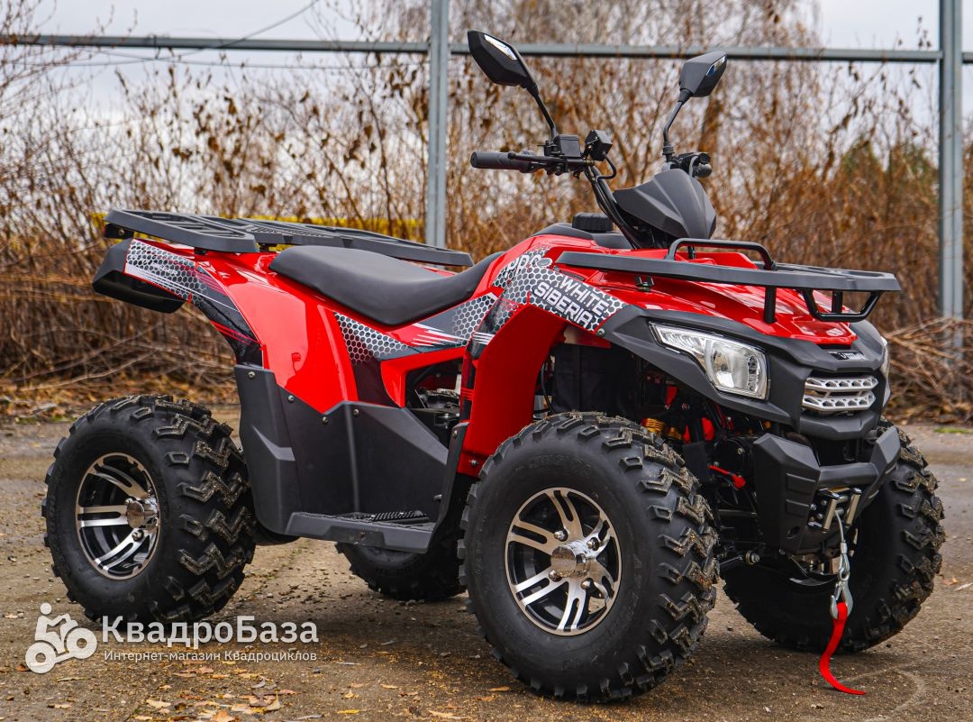 Электрический квадроцикл WHITE SIBERIA SNEG PRO MAX 6000W