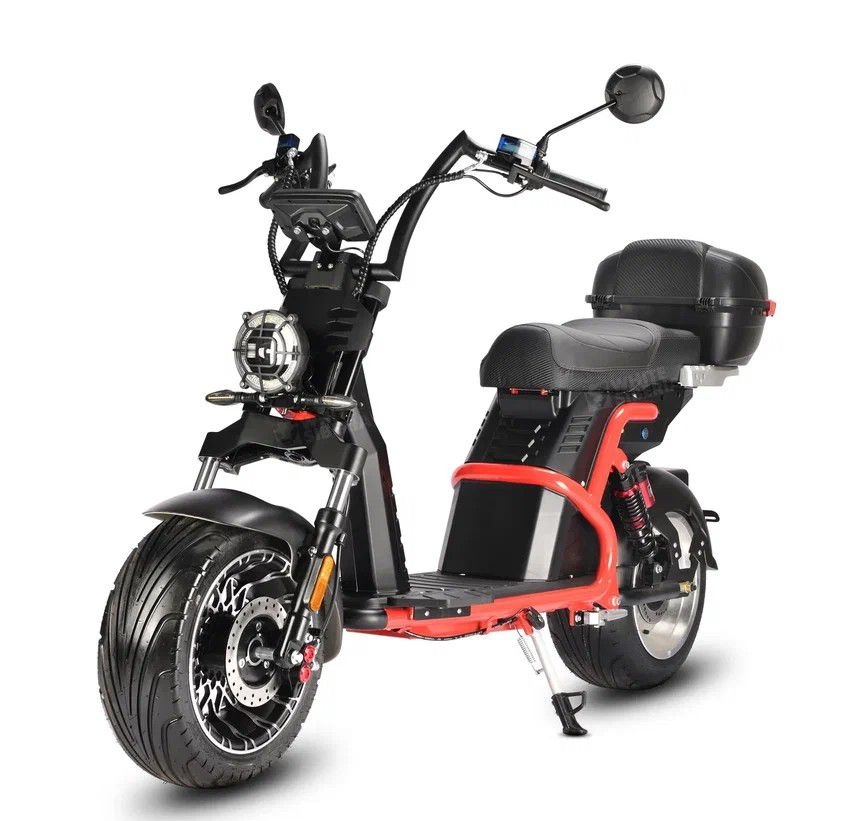 Электроскутер WHITE SIBERIA PRO BLACK EDITION 5000W