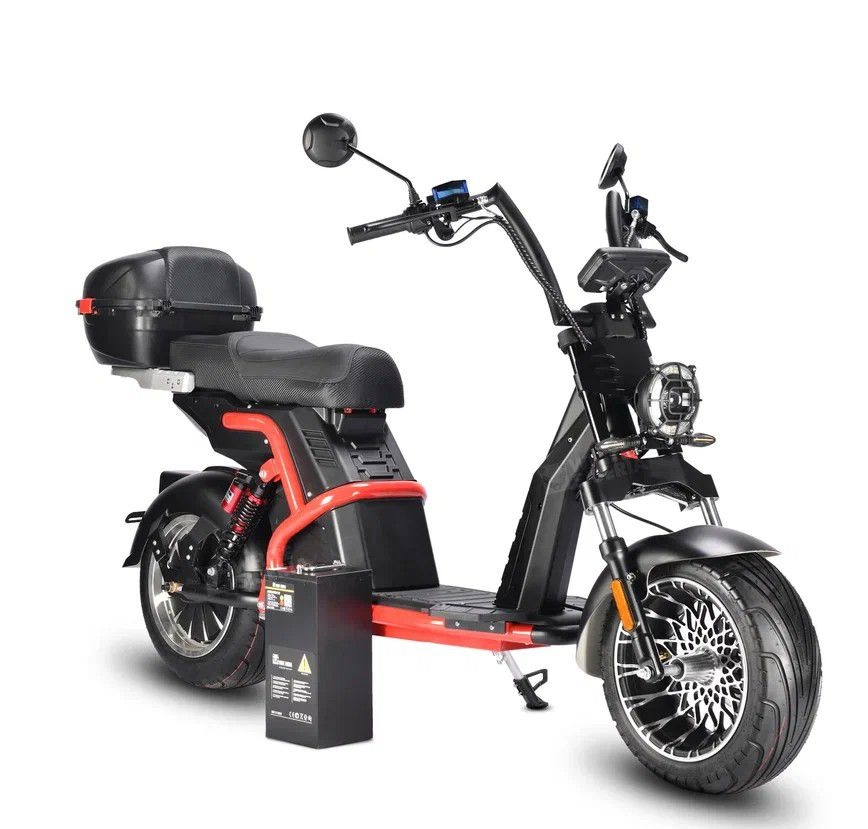 Электроскутер WHITE SIBERIA PRO BLACK EDITION 5000W