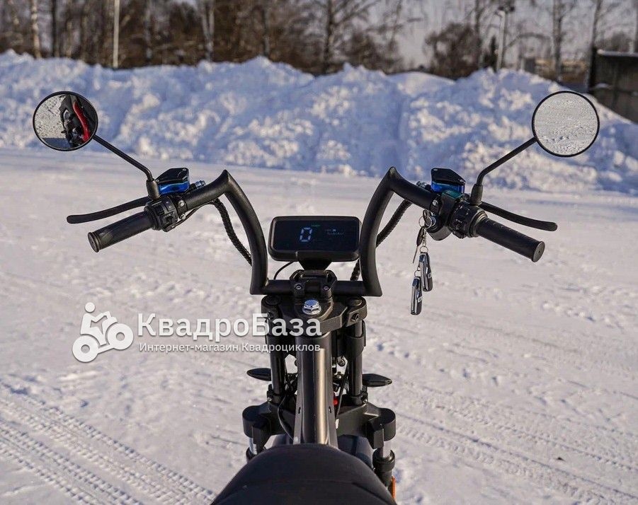 Электроскутер WHITE SIBERIA PRO BLACK EDITION 5000W