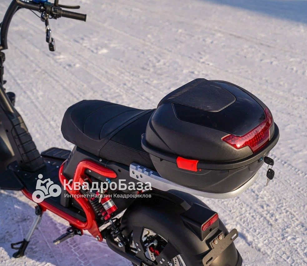 Электроскутер WHITE SIBERIA PRO BLACK EDITION 5000W