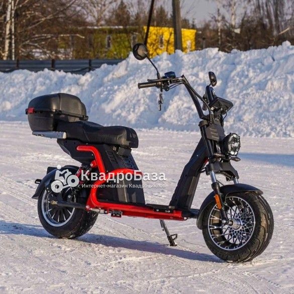 Электроскутер WHITE SIBERIA PRO BLACK EDITION 5000W