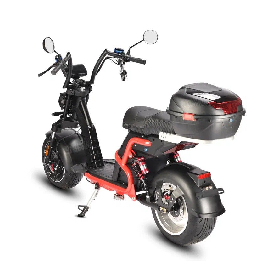 Электроскутер WHITE SIBERIA PRO BLACK EDITION 5000W