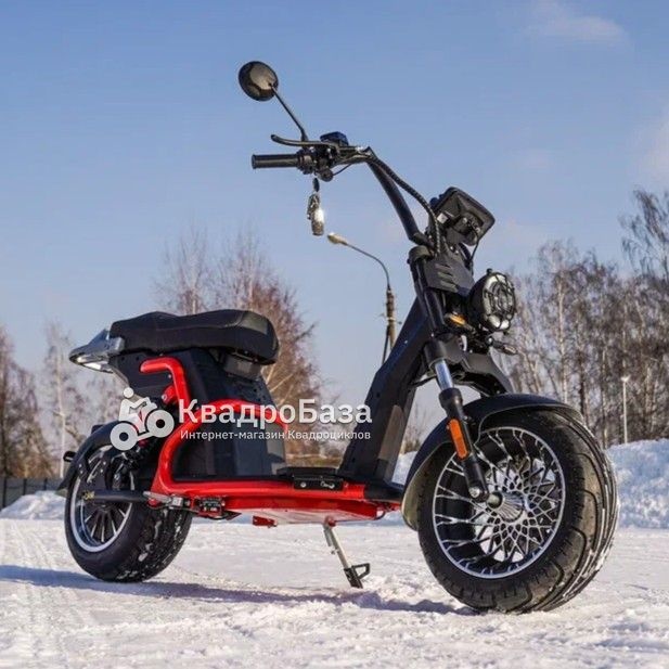 Электроскутер WHITE SIBERIA PRO BLACK EDITION 5000W