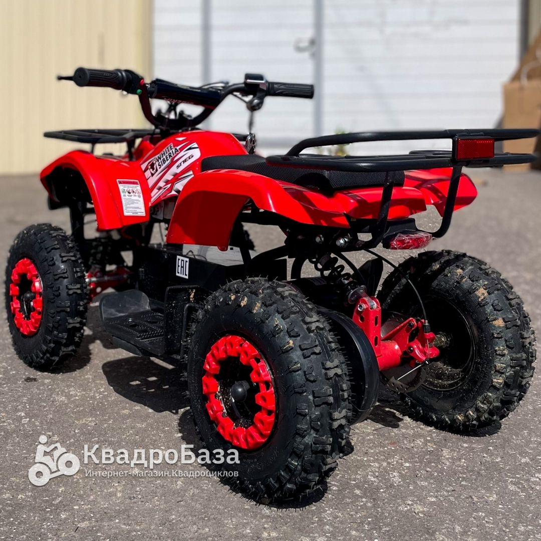 Электрический квадроцикл WHITE SIBERIA SNEG MINI