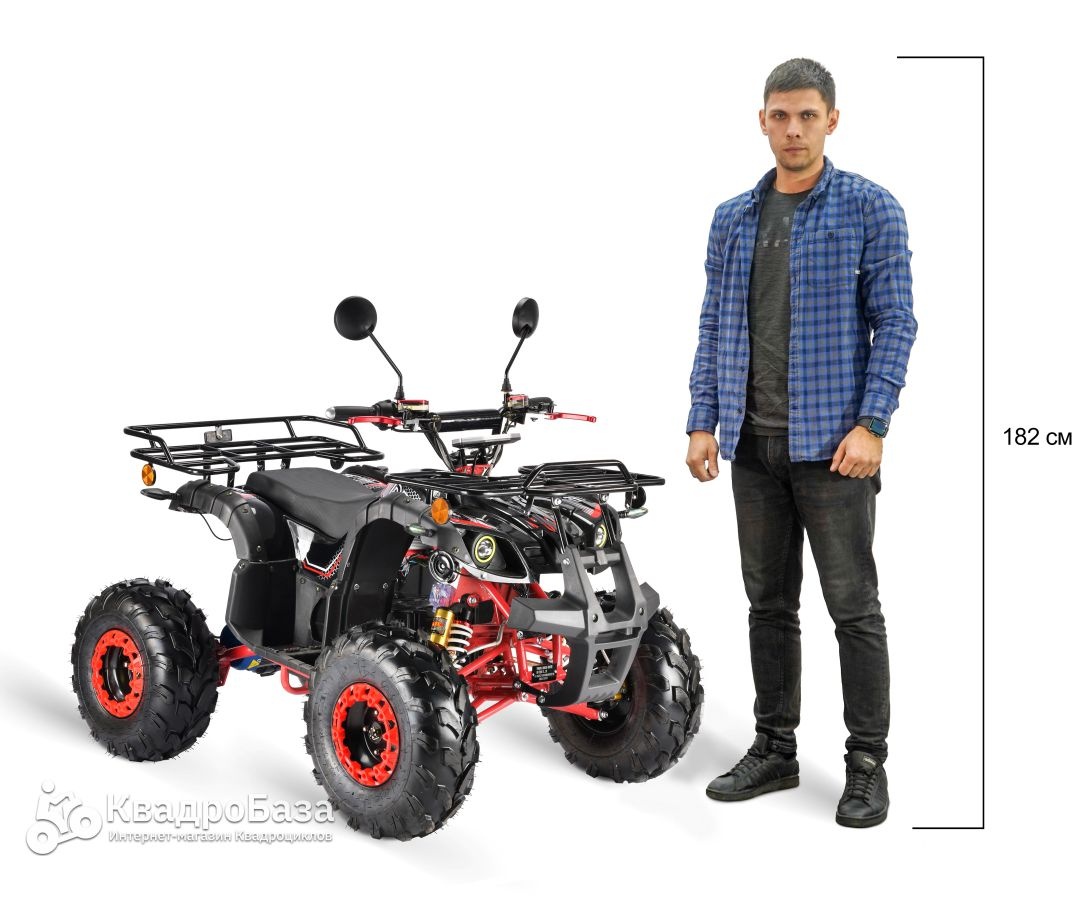 Электрический квадроцикл WHITE SIBERIA SNEG PRO 3000W