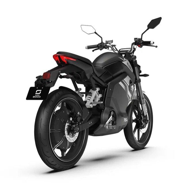 Электромотоцикл WHITE SIBERIA SUPER SOCO TSX