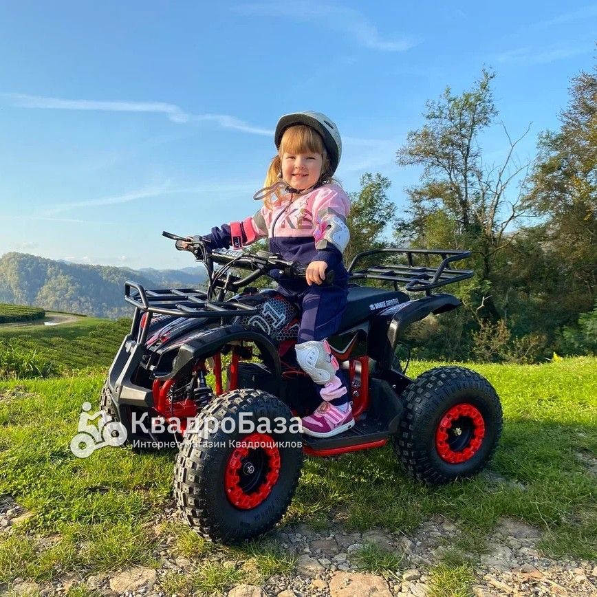 Электрический квадроцикл WHITE SIBERIA SNEG R 1500W