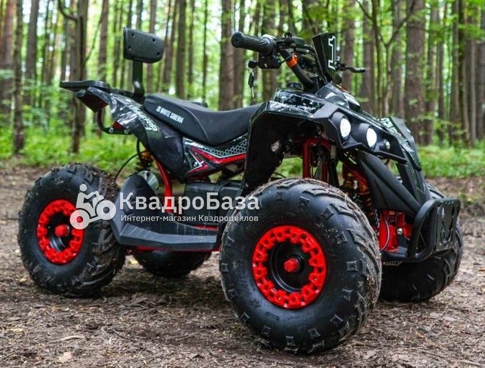 Электрический квадроцикл WHITE SIBERIA SNEG R 1500W