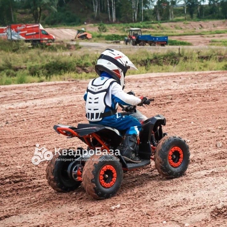 Электрический квадроцикл WHITE SIBERIA SNEG R 1500W