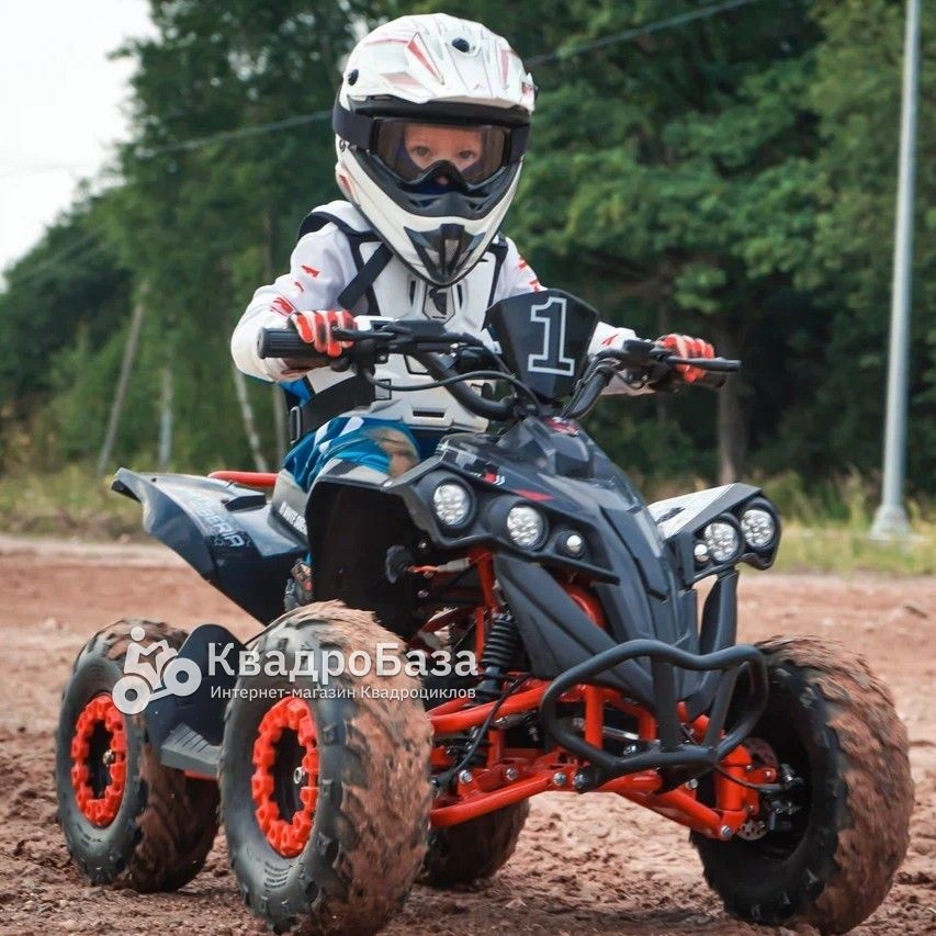 Электрический квадроцикл WHITE SIBERIA SNEG R 1500W