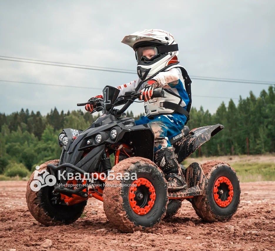 Электрический квадроцикл WHITE SIBERIA SNEG R 1500W