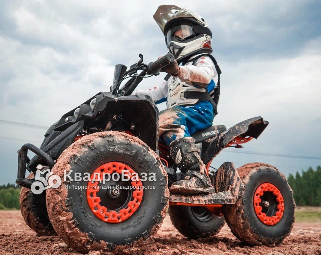 Электрический квадроцикл WHITE SIBERIA SNEG R 1500W