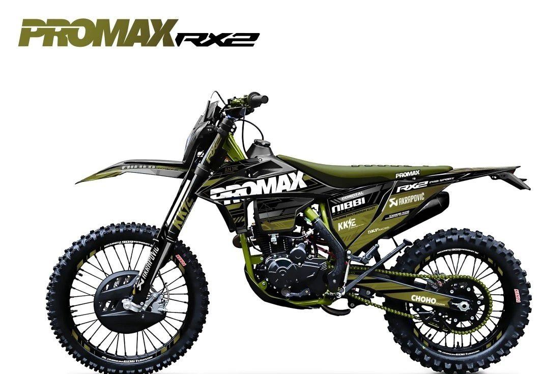 Кроссовый эндуро мотоцикл PROMAX RX2 YB300H (LX176FMN) (4 valves, 6 gears)