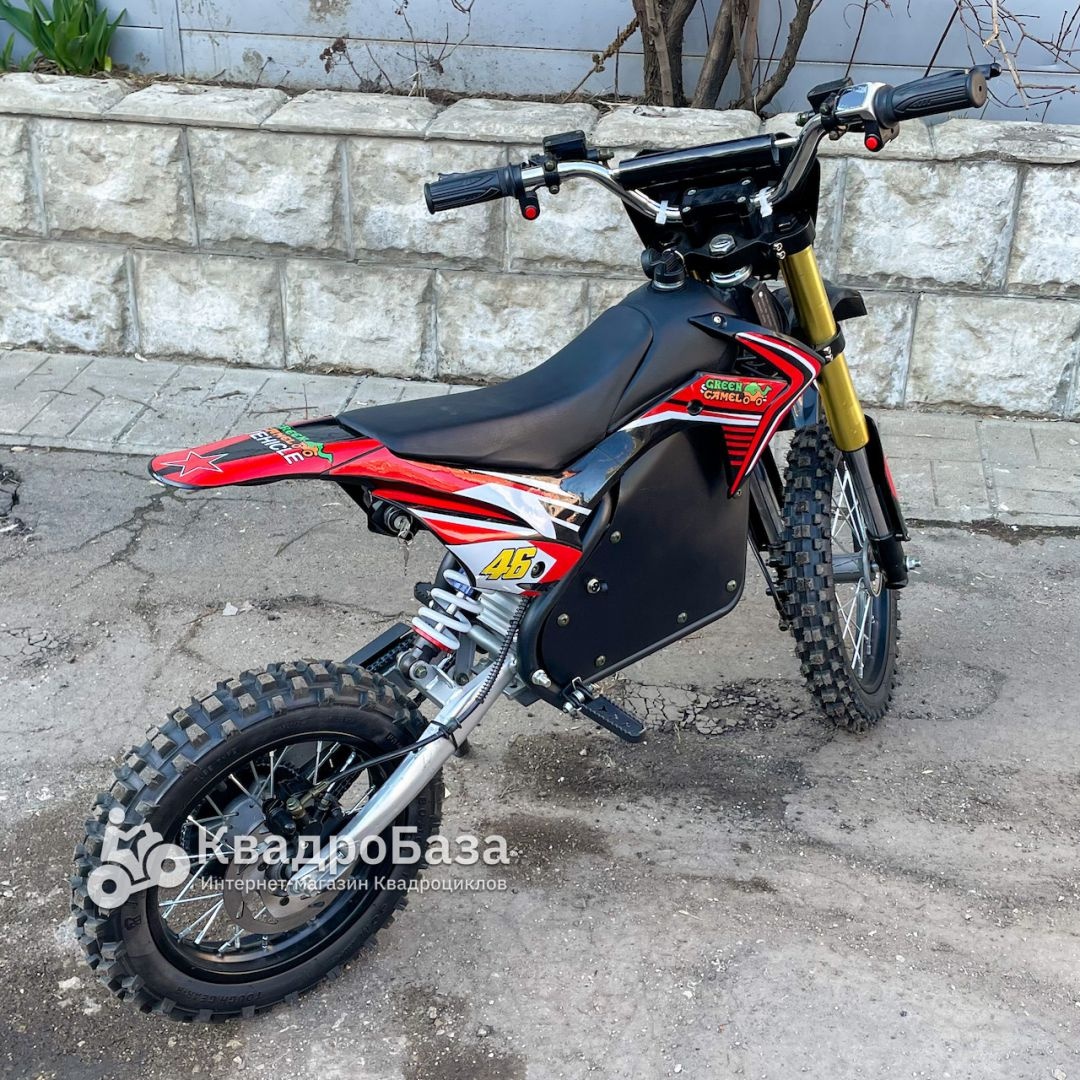 Электромотоцикл GreenCamel Питбайк DB500 48V 1500W R14/R12 - купить с ...