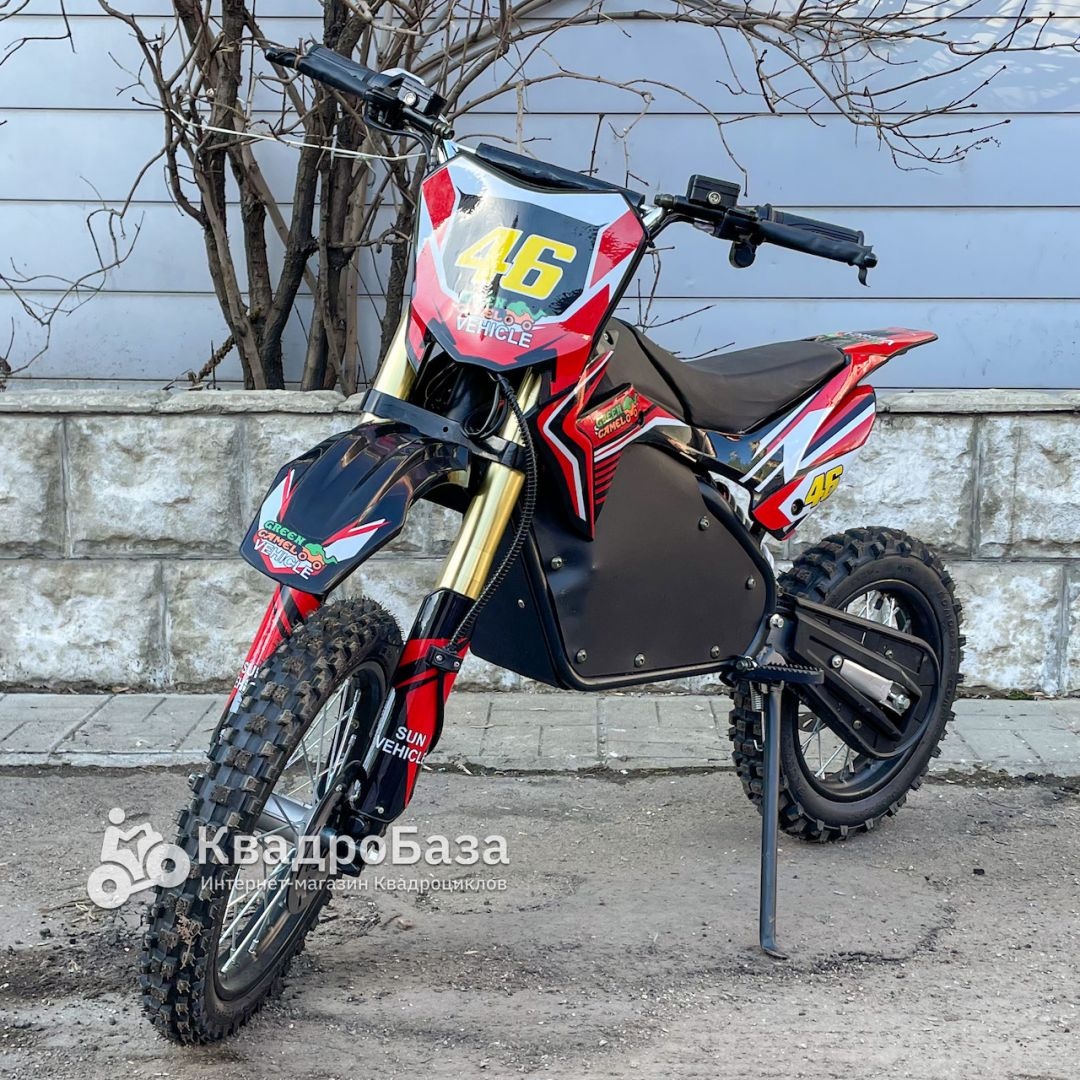 Электромотоцикл GreenCamel Питбайк DB500 48V 1500W R14/R12