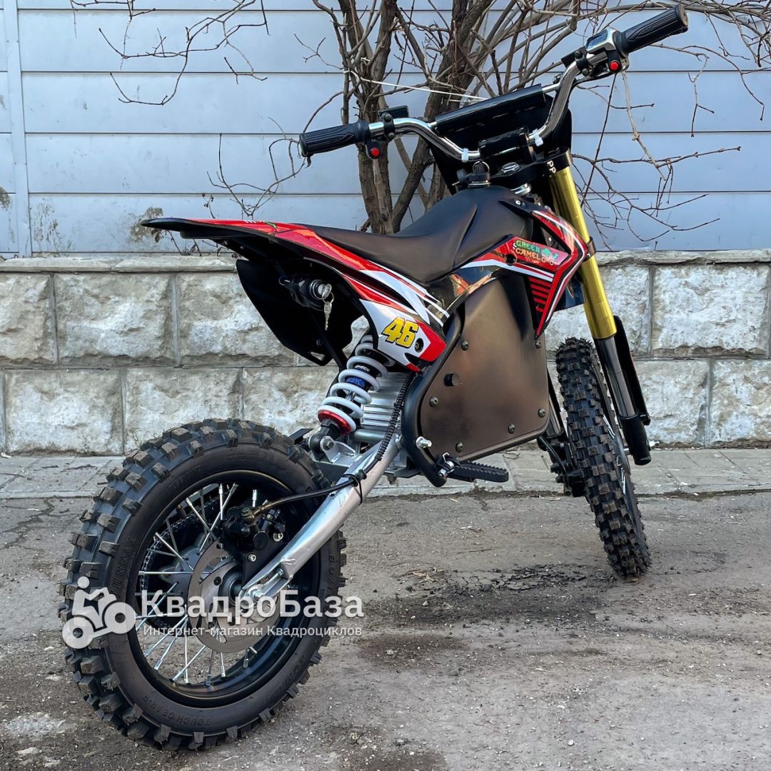 Электромотоцикл GreenCamel Питбайк DB500 48V 1500W R14/R12