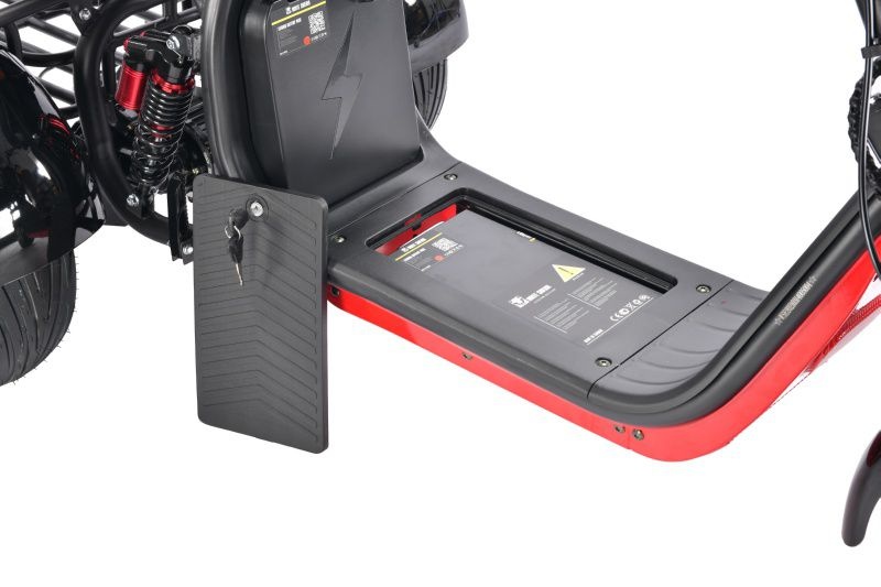 Электротрицикл WHITE SIBERIA PRO TRIKE 3000W