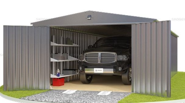 Гараж для автомобиля SKOGGY 3 х 8 м с увеличенной высотой