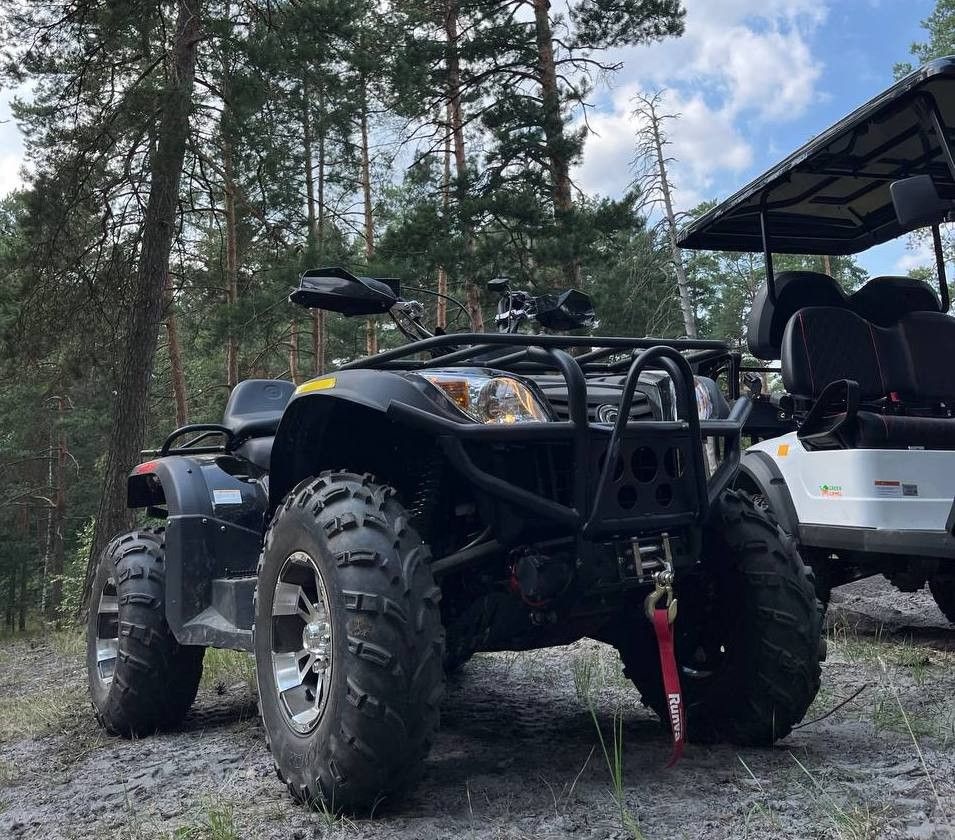 Электрический Квадроцикл GreenCamel Сахара A14К 4x4 Monster (14kW 90 км/ч) блокировка