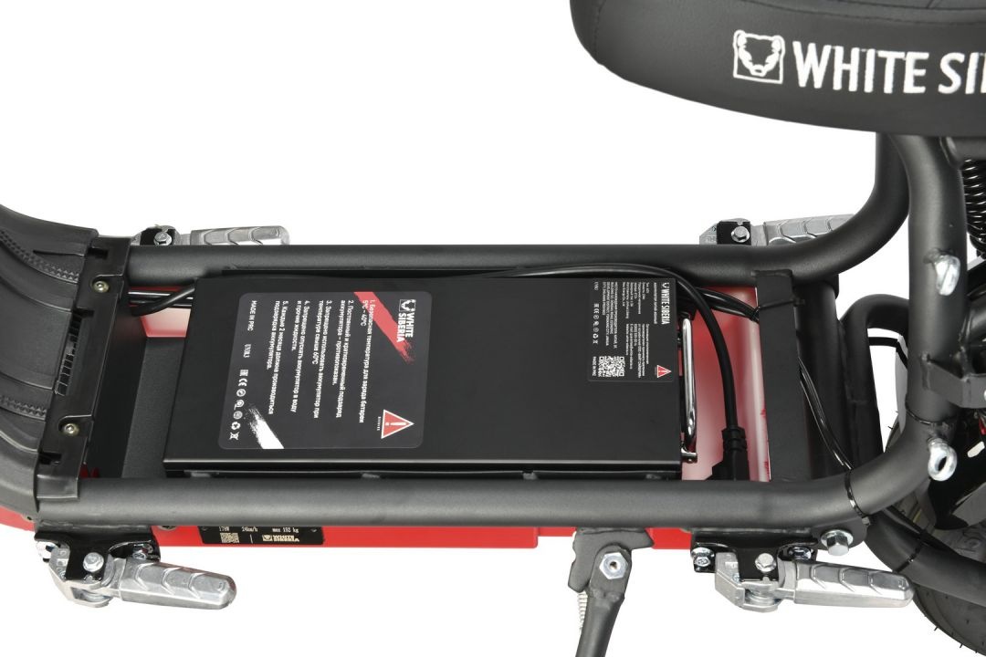 Электроскутер WHITE SIBERIA MINI R 3.0 BLACK 60V