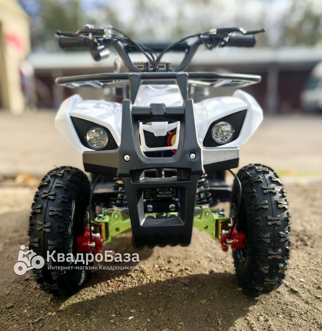 Электрический квадроцикл WHITE SIBERIA SNEG MINI