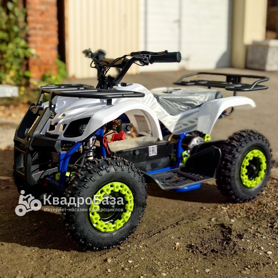 Электрический квадроцикл WHITE SIBERIA SNEG MINI