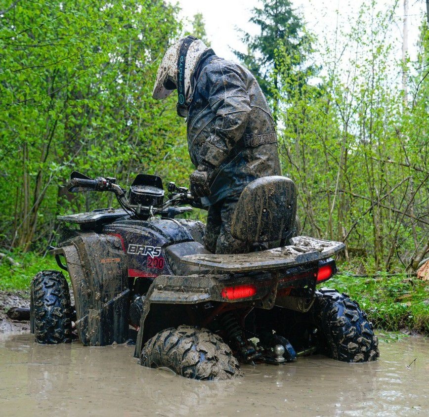 Бензиновый квадроцикл WHITE SIBERIA BARS 200CC PRO