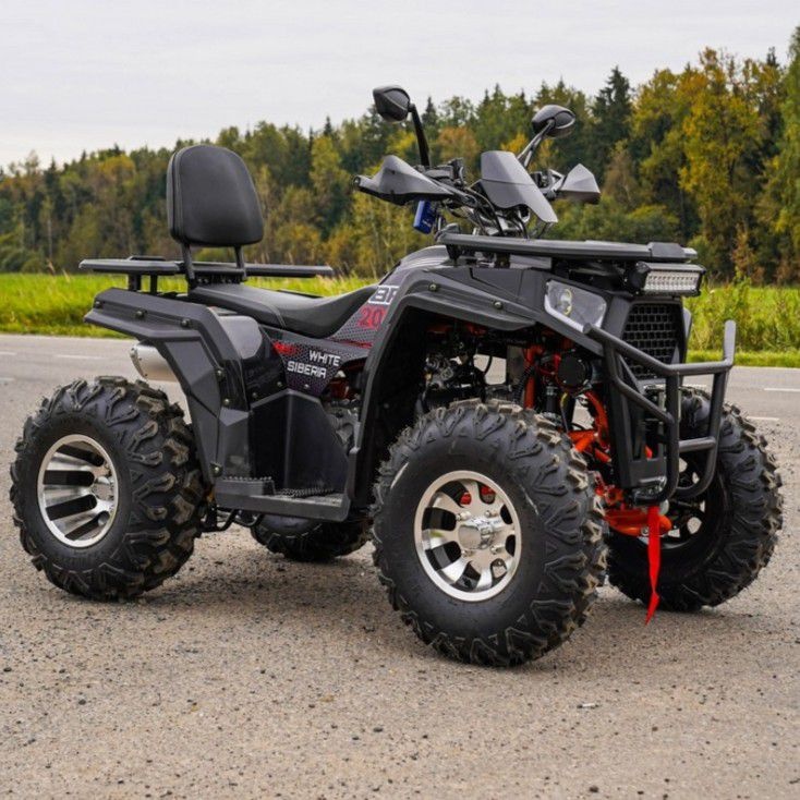 Бензиновый квадроцикл WHITE SIBERIA BARS 200CC PRO