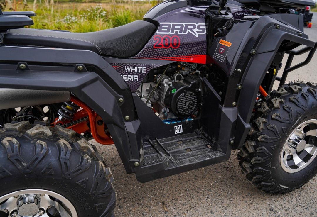 Бензиновый квадроцикл WHITE SIBERIA BARS 200CC PRO