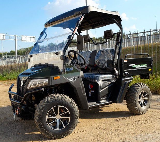 Электрический багги UTV GreenCamel Сахара A10K 4x4 (10kW, R12) LUX