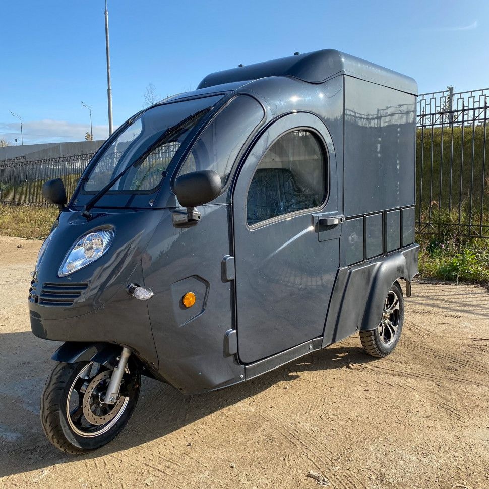 Трицикл грузовой GreenCamel Тендер E1200 (72V 2500W) кабина
