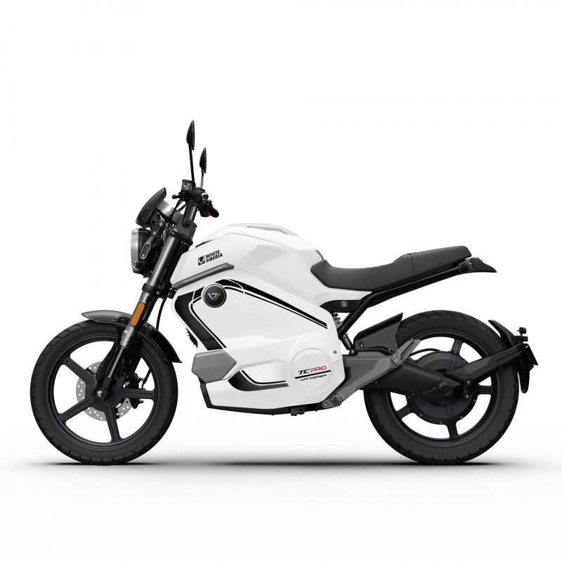 Электромотоцикл WHITE SIBERIA SUPER SOCO TC WANDERER PRO
