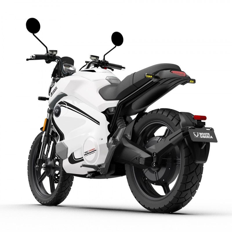 Электромотоцикл WHITE SIBERIA SUPER SOCO TC WANDERER PRO