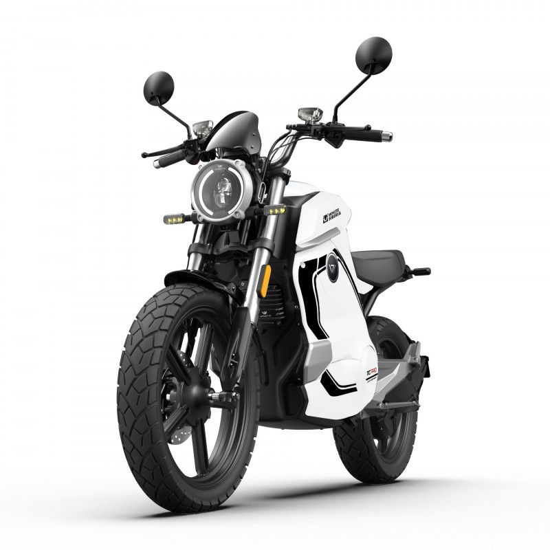 Электромотоцикл WHITE SIBERIA SUPER SOCO TC WANDERER PRO