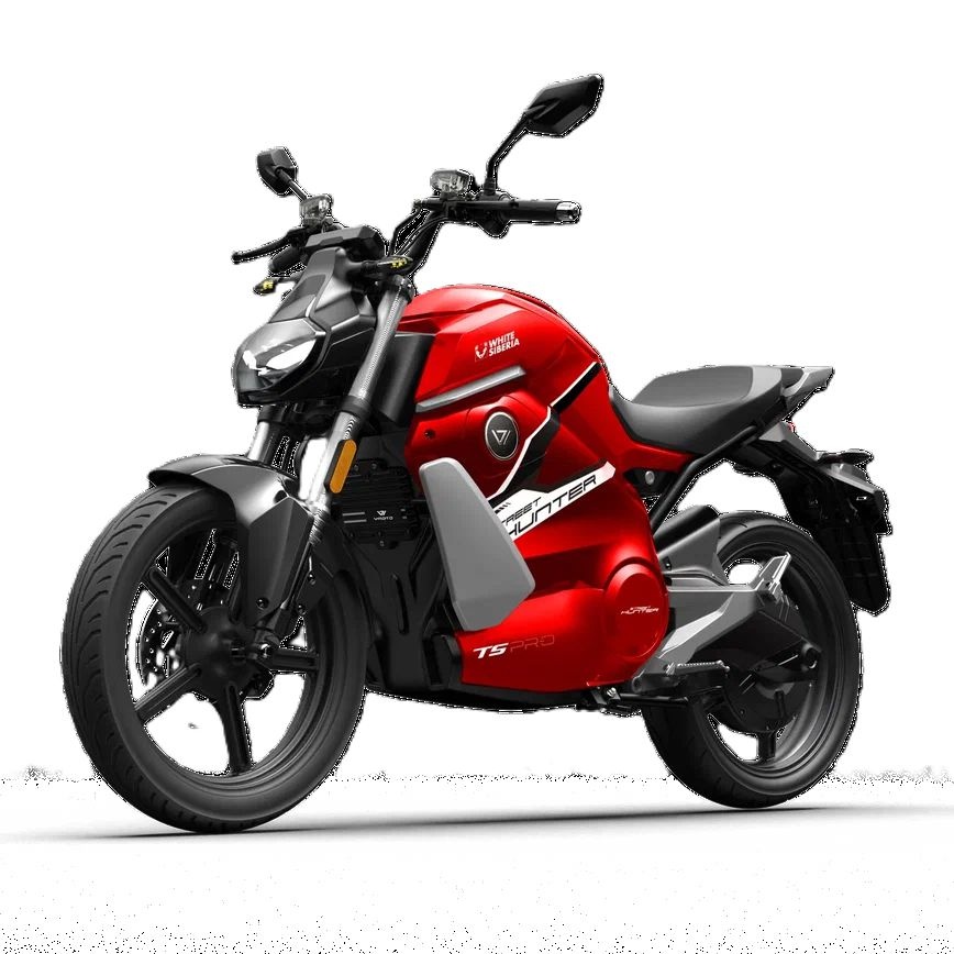 Электромотоцикл WHITE SIBERIA SUPER SOCO TS STREET HUNTER PRO