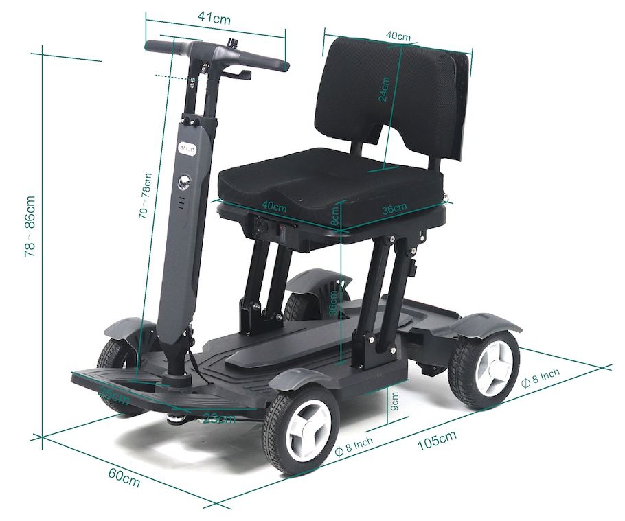 Трицикл GreenCamel Кольт MIJO MA01 (24V 2x6Ah 250W) 4WS поворот