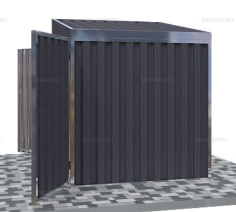 Гараж для Хранения с Односкатной Крышей Стандартный SKOGGY 2м