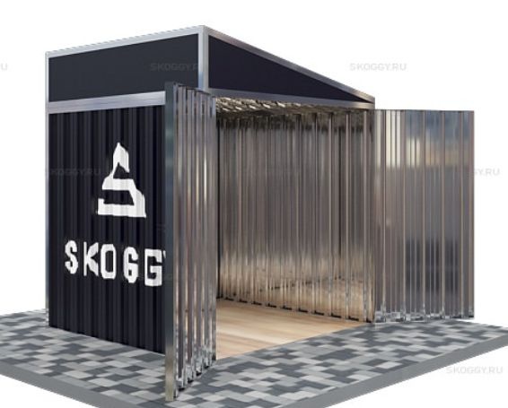 Гараж для Хранения с Односкатной Крышей Стандартный SKOGGY 2м