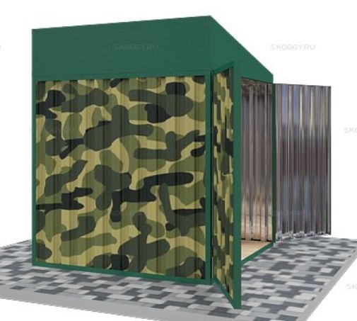 Гараж для Хранения с Односкатной Крышей Стандартный SKOGGY 2м