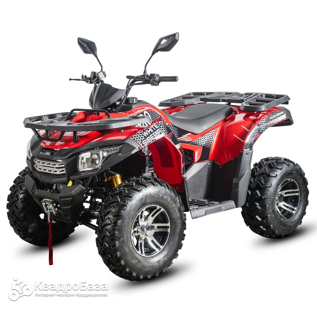 Электрический квадроцикл WHITE SIBERIA SNEG PRO MAX 6000W