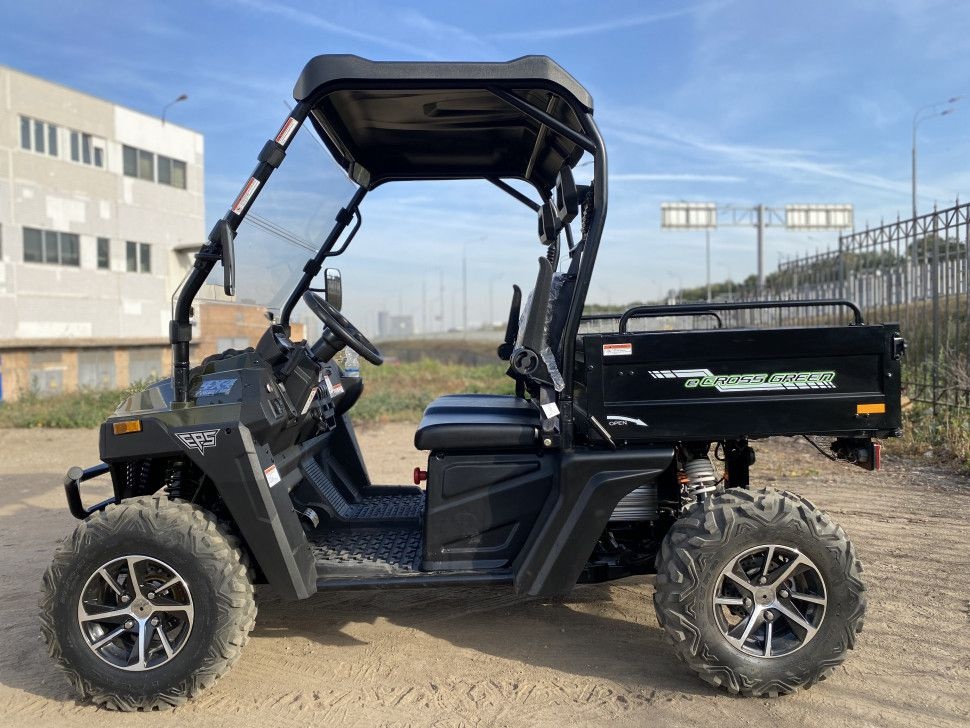 Электрический багги UTV GreenCamel Сахара A10K 4x4 (10kW, R12) LUX